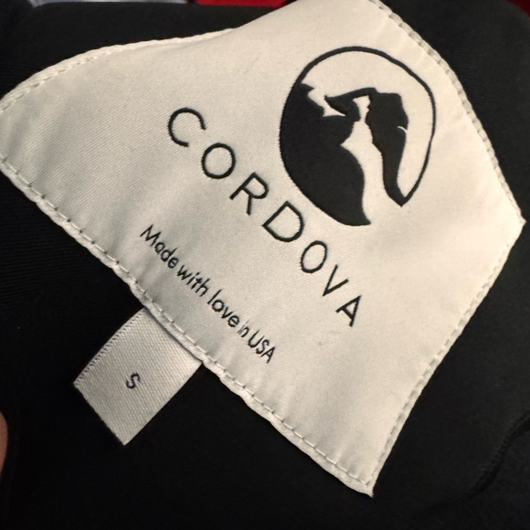 Cordova Vail Striped Stretch Stirrup Ski Suit Black Size S NWOT - Picture 5 of 7